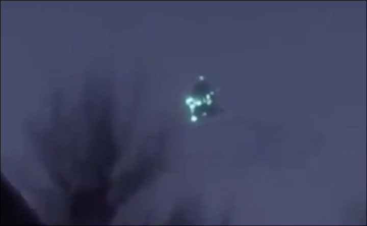 Astonishing Footage Captures Bizarre Diamond Shaped Ufo Swallowing Another Unidentified Flying 